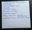 Blog To-Do List