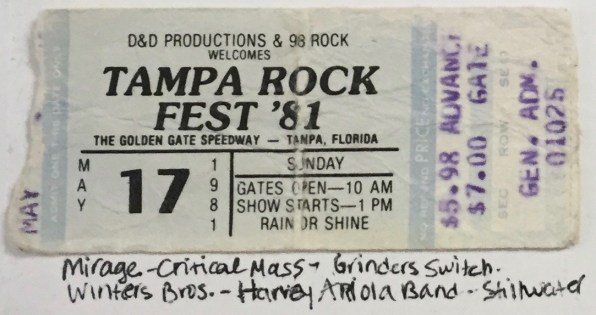 Tampa Rock Fest 5-17-1981