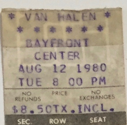 1980-1981 Concert Ticket Stubs | rocksandy.rocks