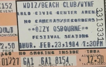 Ozzy Motley Crue 2-23-1984