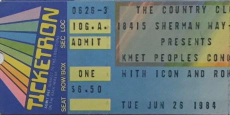 Thrust Icon Country Club 6-26-84