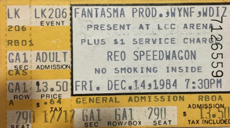 REO Speedwagon with Zebra 12-14-1984