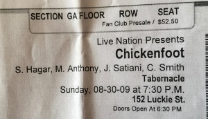 Chickenfoot 8-30-2009