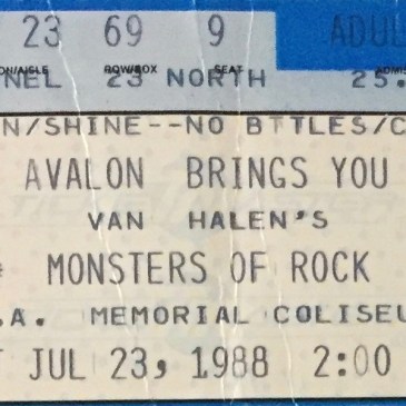 MOR Tour ticket 1988