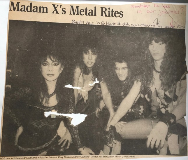 1980s LA Madam X clipping