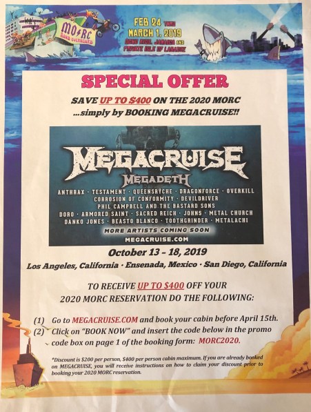 MORC 2019 Megacruise flyer 